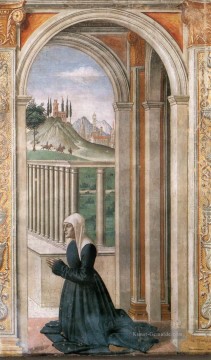  porträt - Porträt des Spenders Francesca Pitti Tornabuoni Florenz Renaissance Domenico Ghirlandaio
